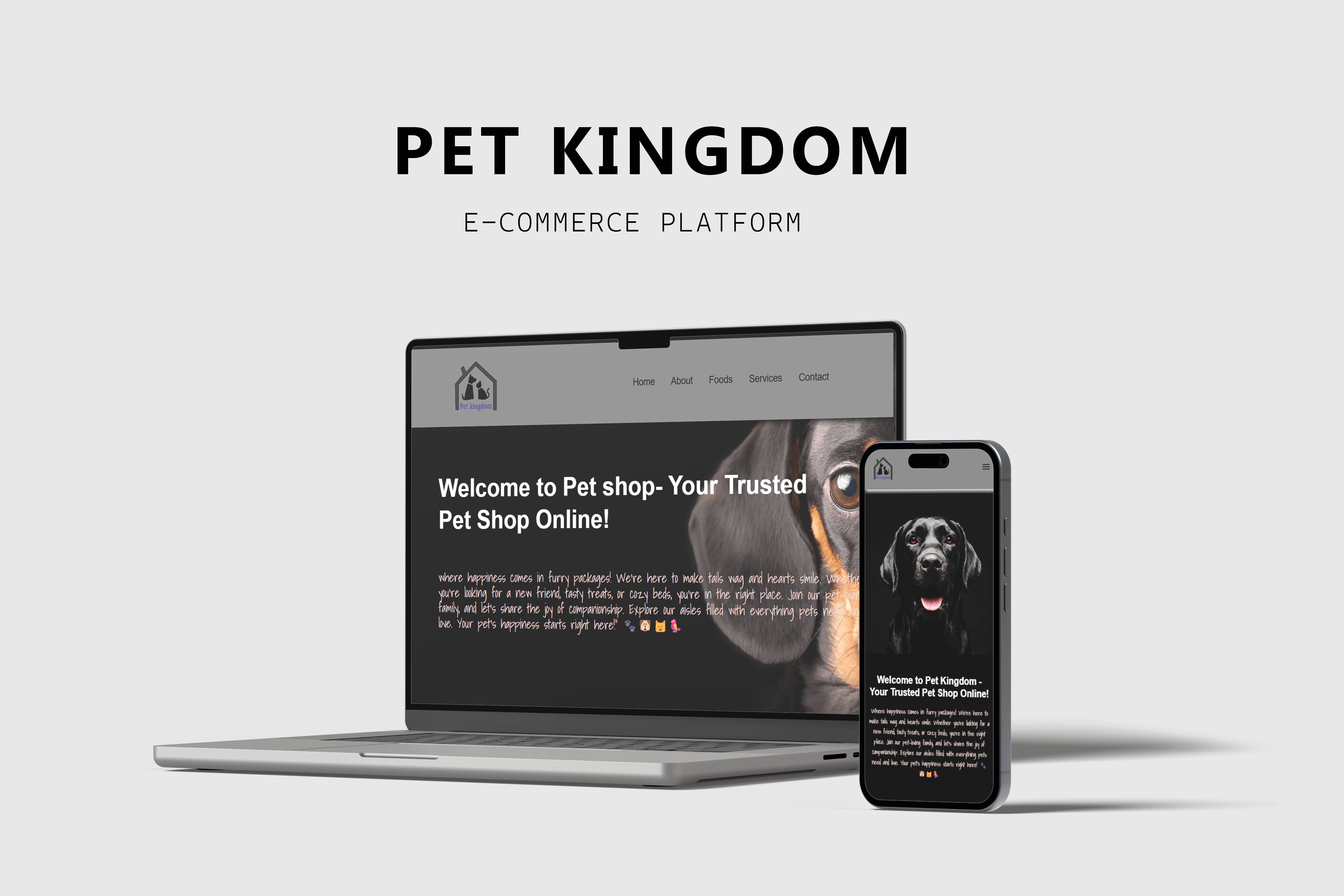 Pet Kingdom UI Design